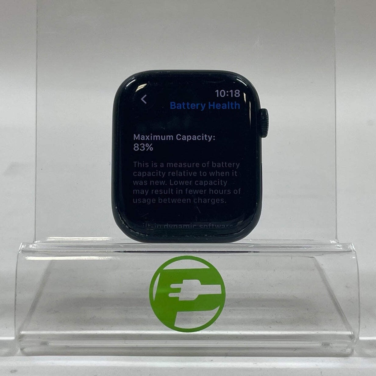 Unlocked Apple Watch Series 7 45MM Black Aluminum MKJ73LL/A Face Only