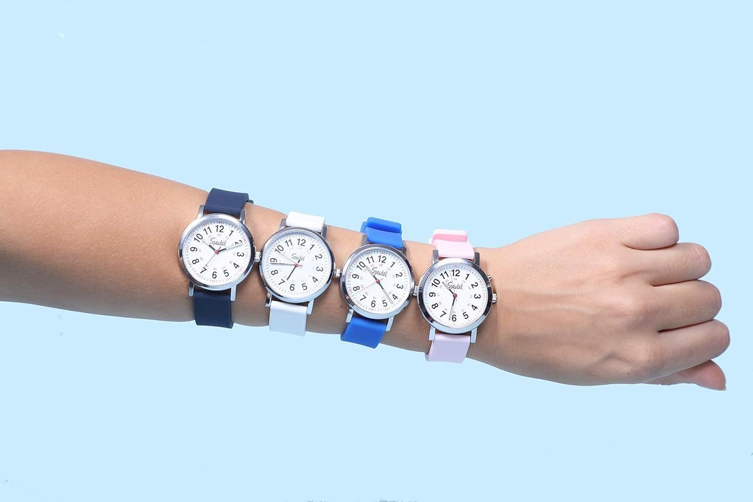 Teal Silicone Watch Band for 18mm, 20mm, 22mm, 24mm Compatible Straps