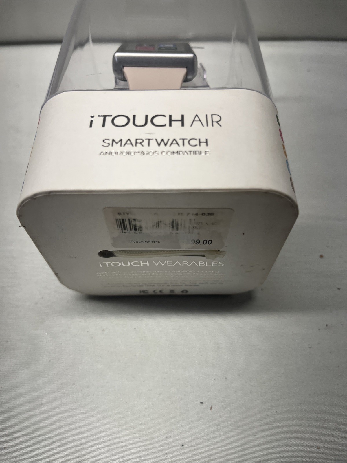 iTouch Air Smart Watch Android & IOS Compatible 20 Settings Fitness SEALED Pink