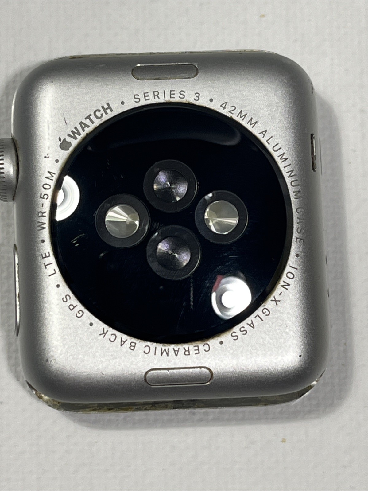 Apple Watch Series 3 42mm Gray Aluminum Case Password Locked AS-IS