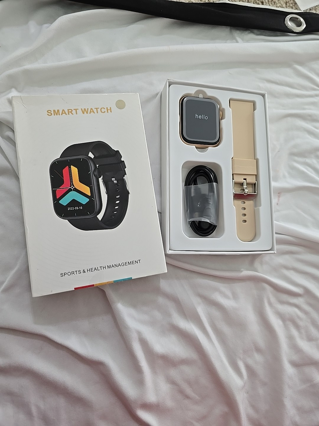 Qx7 Smart Watch, 1.85″ Waterproof Sports Blood Oxygen Real Time Piege
