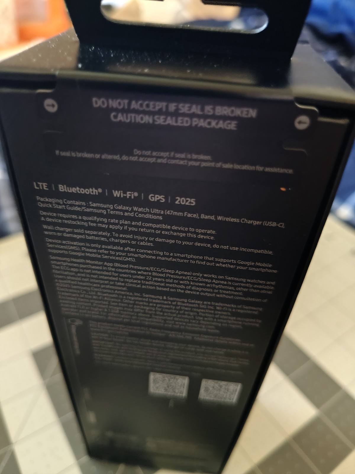 Samsung Galaxy Watch Ultra 2025 47mm LTE Titanium Blue SM-L705U New Sealed