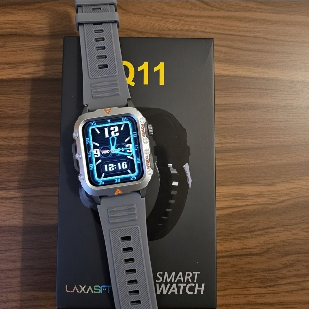 Q11 Laxasfit Smart Watch For Android & For IOS Silver