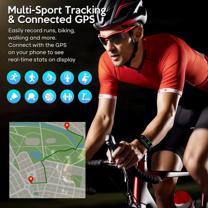 Vital Smart Watch and Fitness Tracker for Men/Women | Sleek Activity Tracker Hea