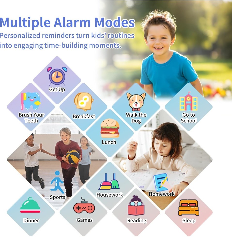 Smart Watch for Kids with 39 Puzzle Games HD Touch Screen Camera Music Player…