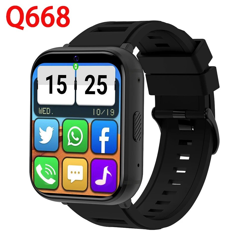 2023 RAM 4GB ROM 64GB 1.99 Inch 4G Call , Waterproof Sports Men Smart Watch