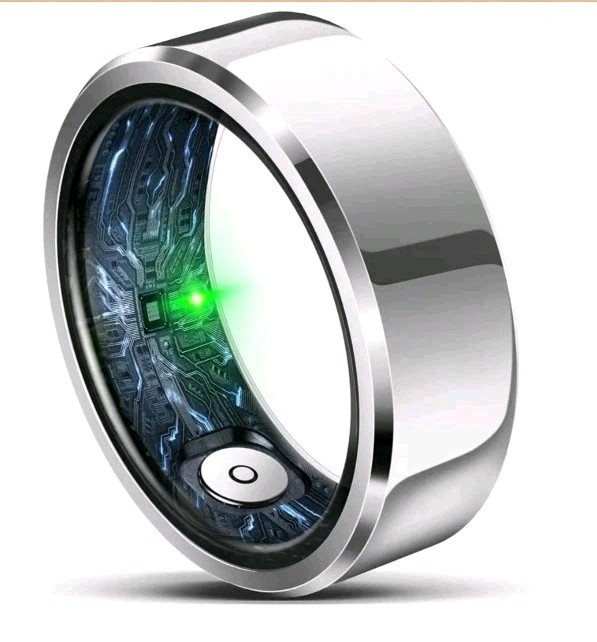 RIFESI Smart Ring for Women Men Minimalist Fitness Ring & Sleep Tracker-Silver#9