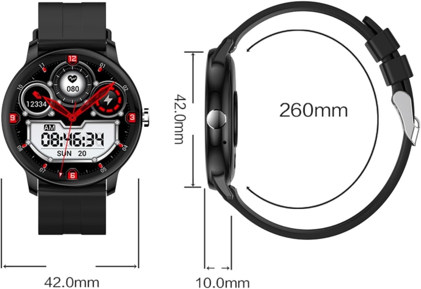Smart Watch For Men/Women, Waterproof Smartwatch Bluetooth iPhone Samsung 2025