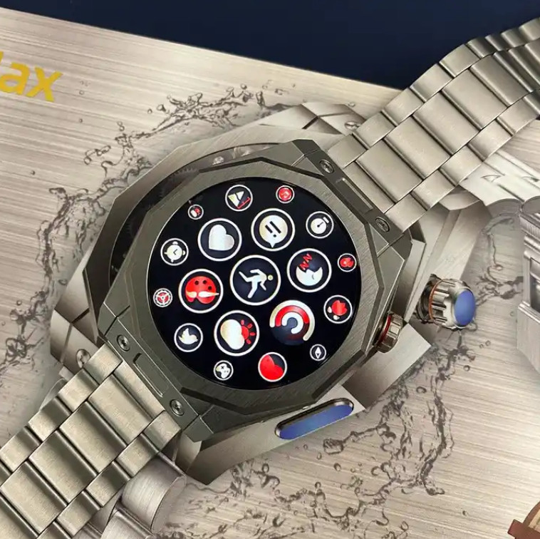 Z83 Max Smart Watch with 3 straps BT 5.3 1.52 inch amoled round screen NFC Ip68