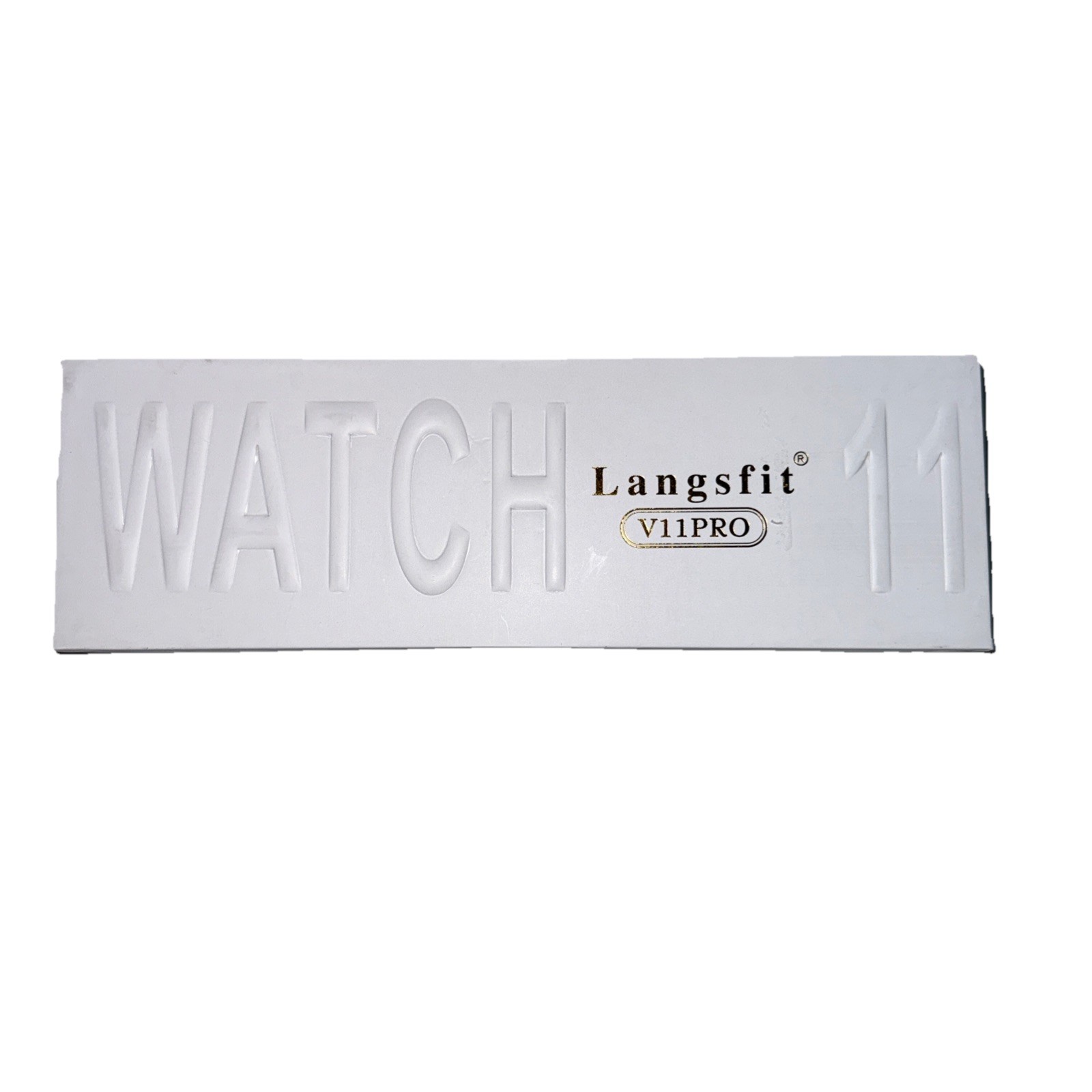 Langsfit V11PRO Smart Watch For Android IOS Phone Blue Band New