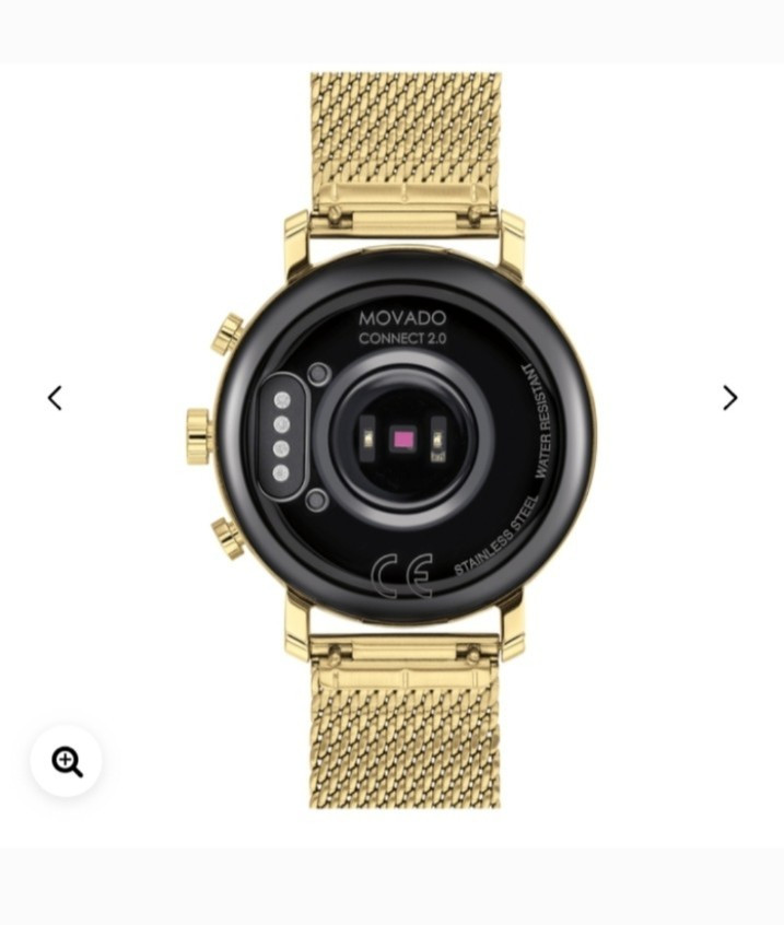 Movado Connect 2.0 Unisex Gold Smartwatch