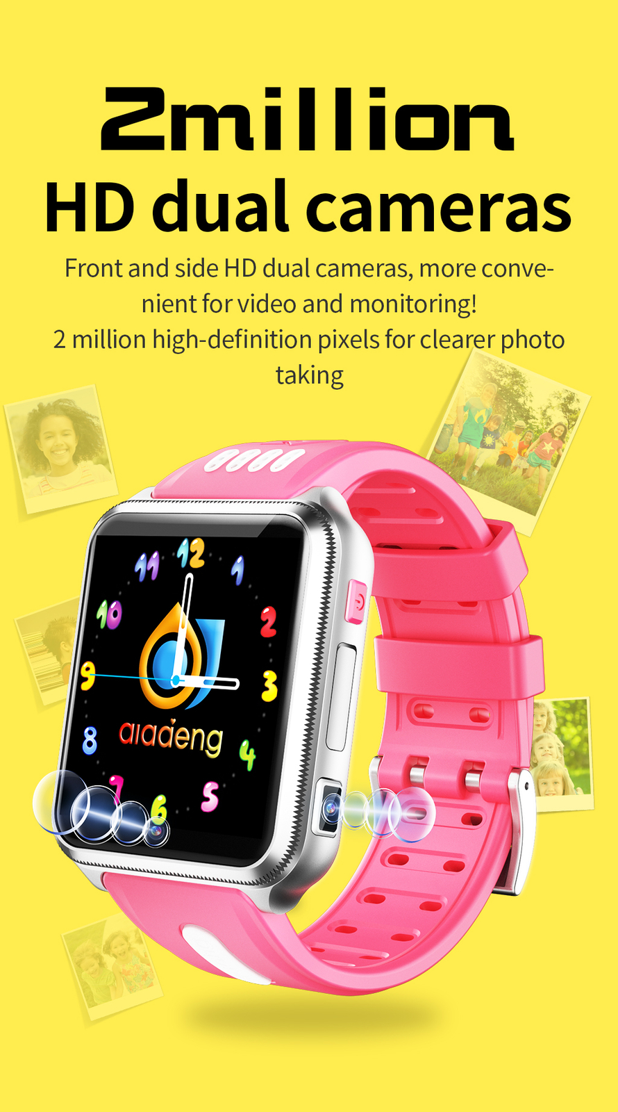 4G Kids Smart Watch Phone Camera Video Call Children Boys Girls Wristwatch