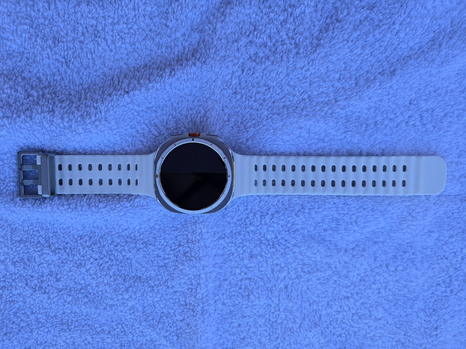 SAMSUNG Galaxy Watch Ultra 2SGD LTE AI GPS Smartwatch 2024 Titanium White Used