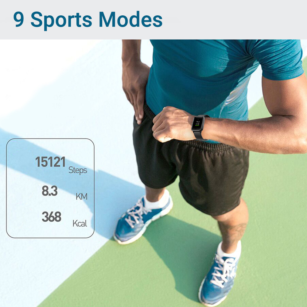 Waterproof Smart Watch Men Women Heart Rate Step Fitness Tracker For iOS Android