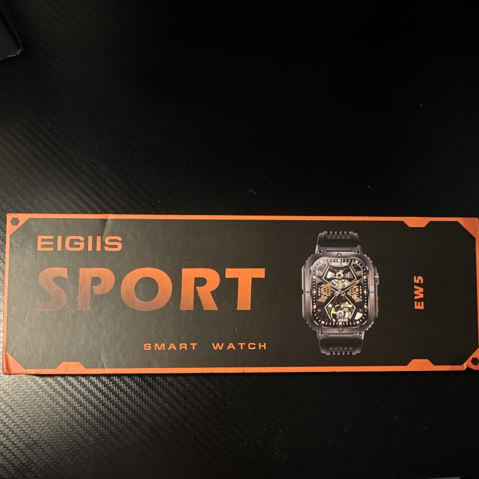 EIGIIS EW5 Smart Watch for Men/2.02” HD Screen/Waterproof,Rugged Military Sport”