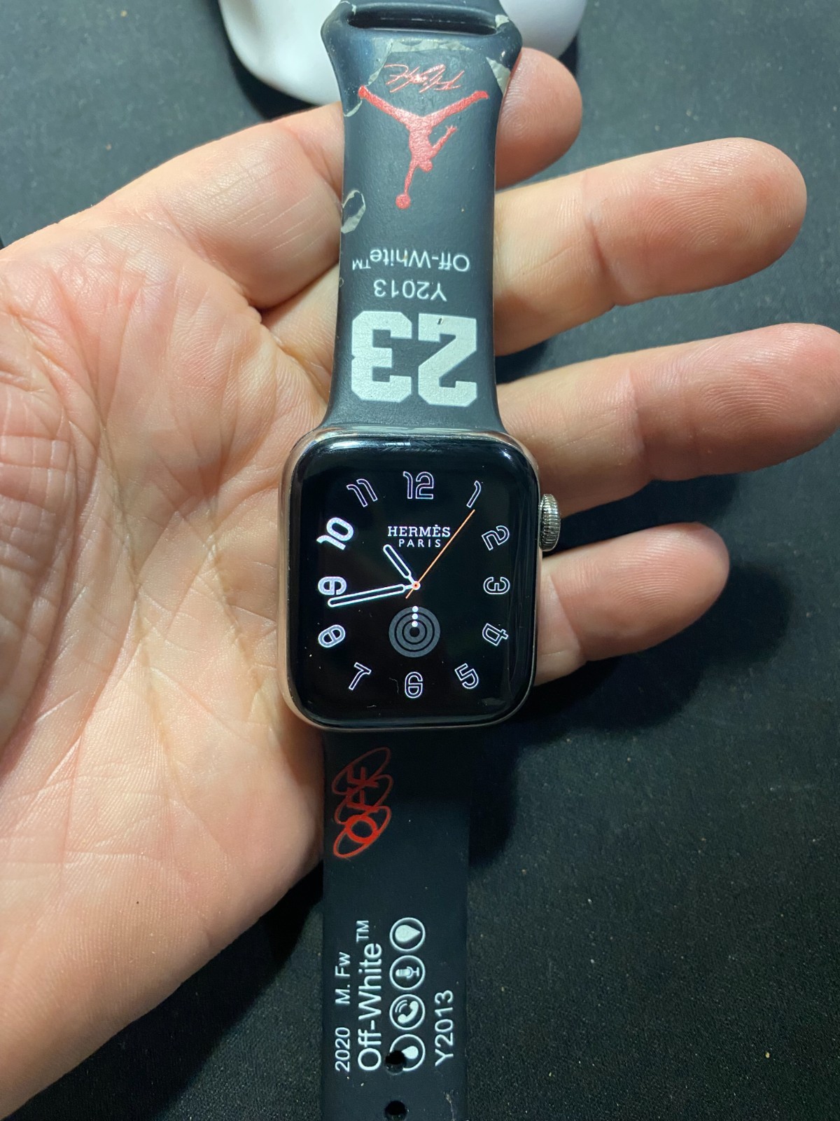 Apple Watch Hermes Series 4 40mm Stainless Steel GPS + Cellular A1975