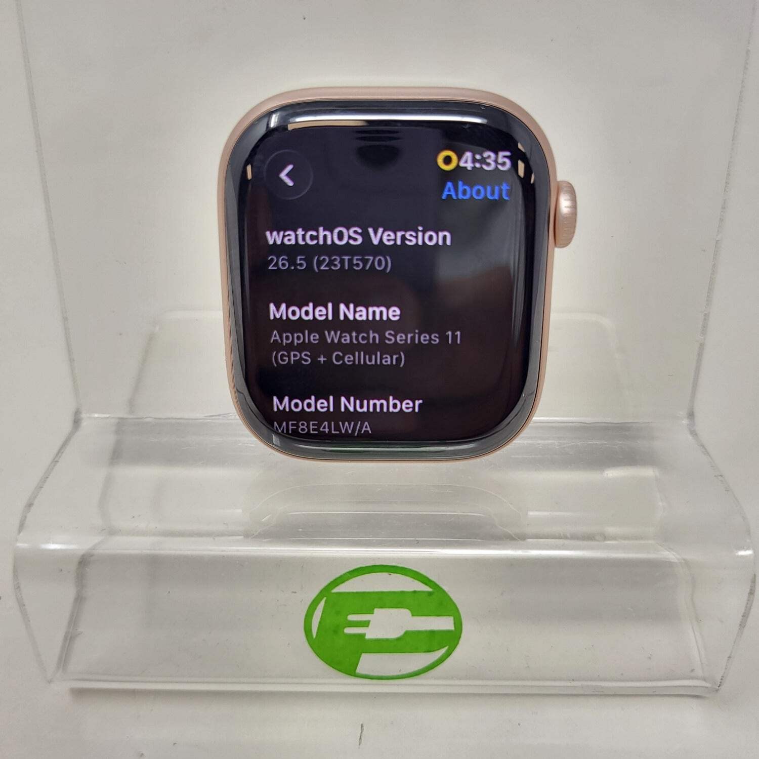 GPS Only Apple Watch Series 11 42MM Rose Gold Aluminum Pink MF8E4LW/A