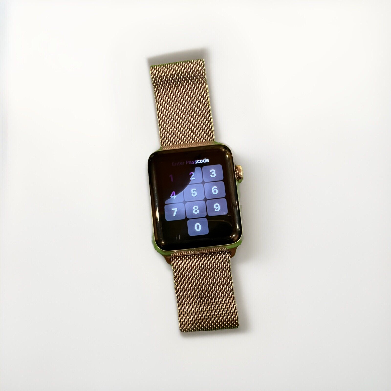 Apple Watch 7000 Series Smart Watch 38mm Silver Model A1553 – Face Obstructed