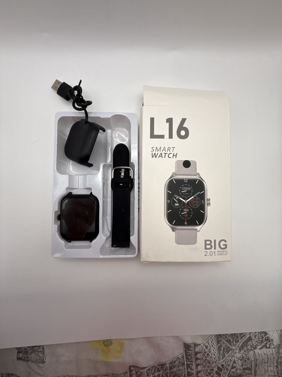 HiWatch Pro L16 Smart Watch 2.01 Infinite Display Fitness Tracker
