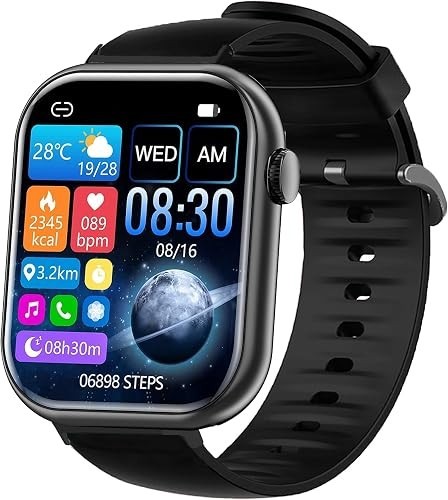 HD Smart Watch Sport Watch For Android iOS Bluetooth Call Touchscreen Watch Band