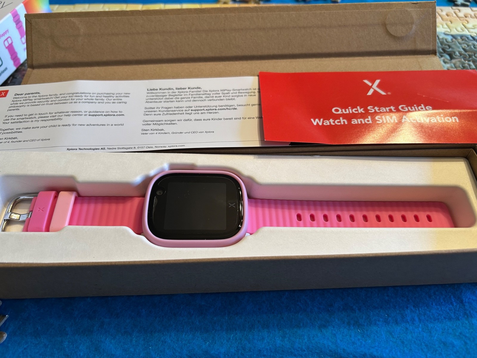 Xplora X6 Play – Watch Phone with GPS for Children Pink