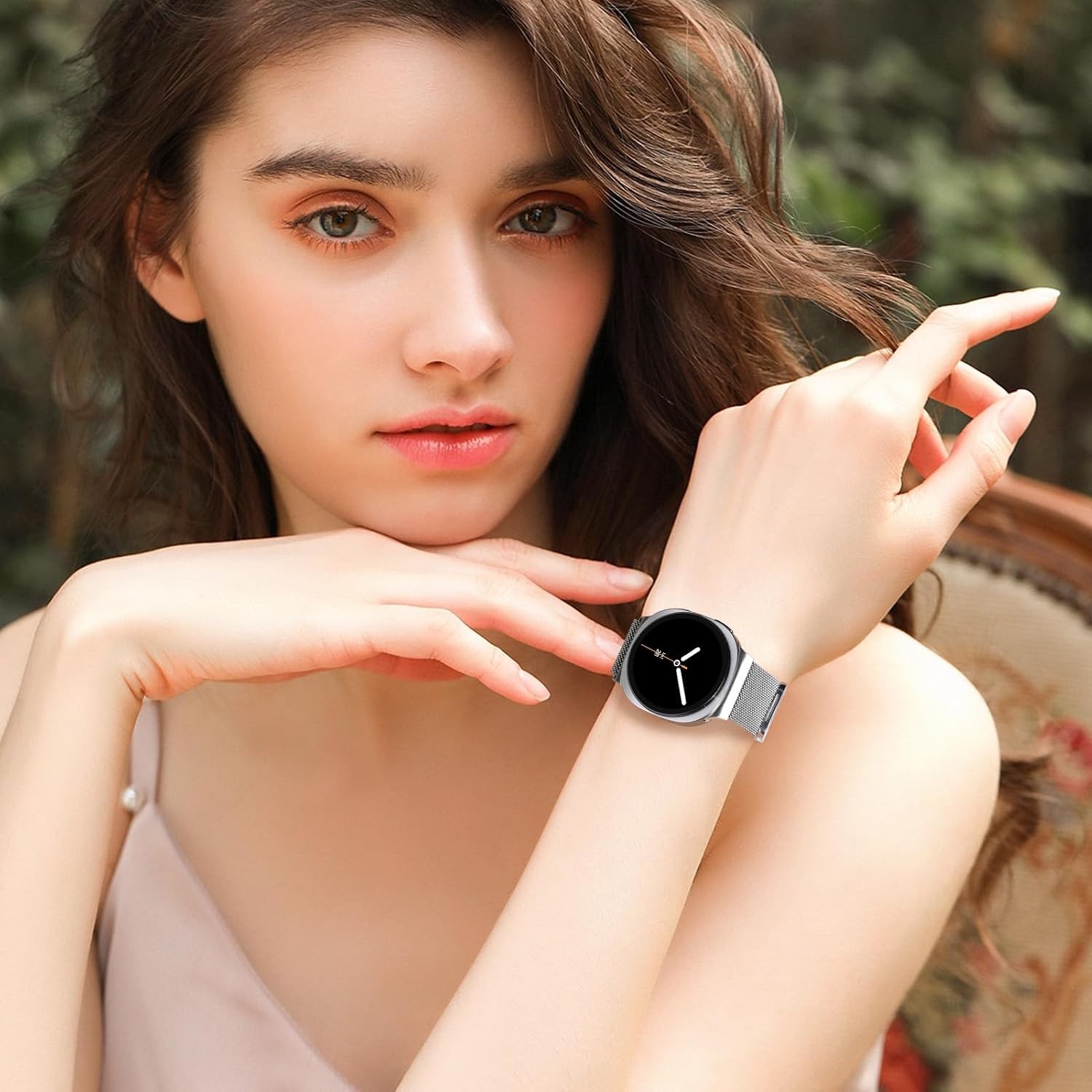 Milanese Band for Samsung Galaxy Watch 8 40mm 44mm Magnetic Metal Loop Strap
