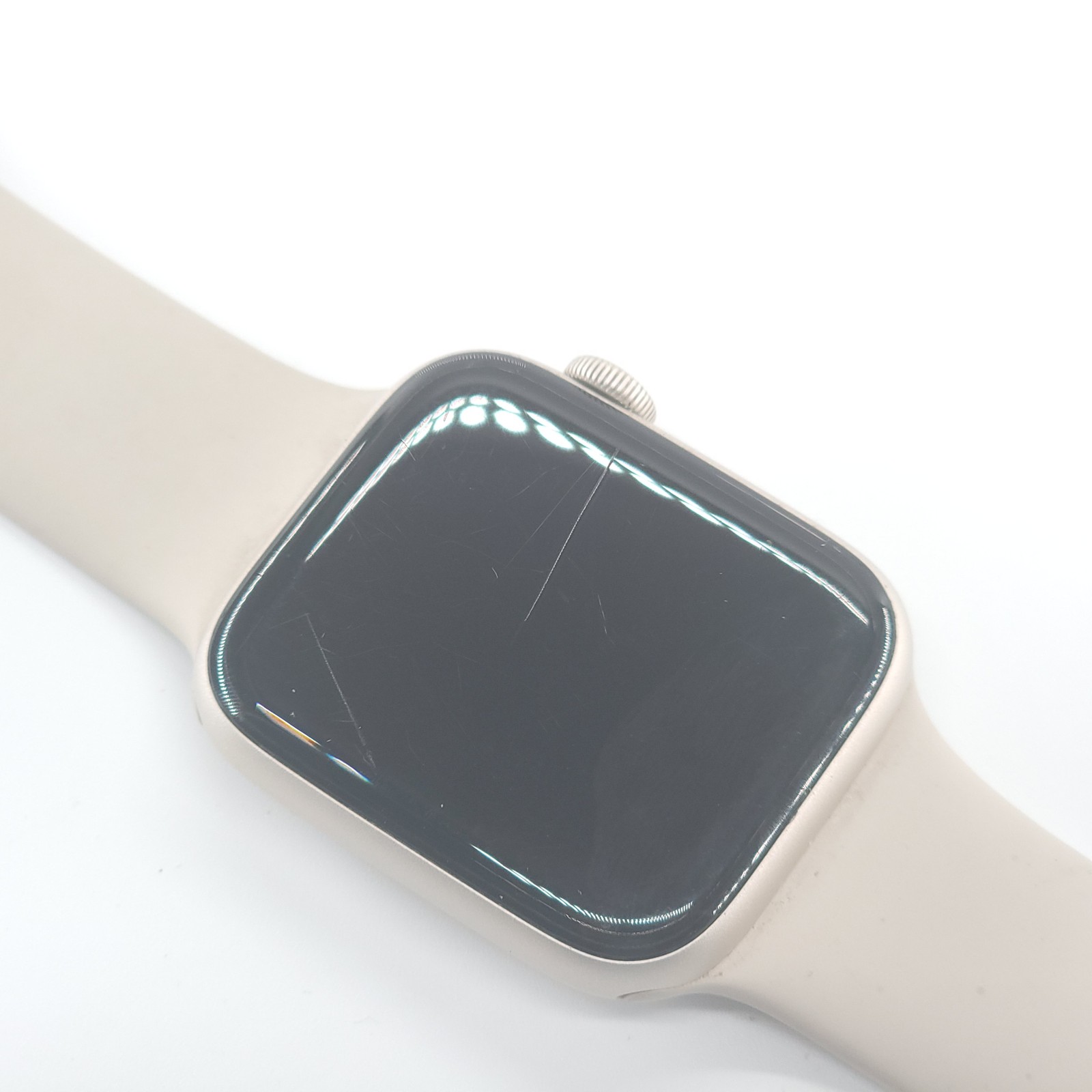 Apple Watch SE 2 44mm Silver Aluminum, White Sport Band (GPS + Cellular)