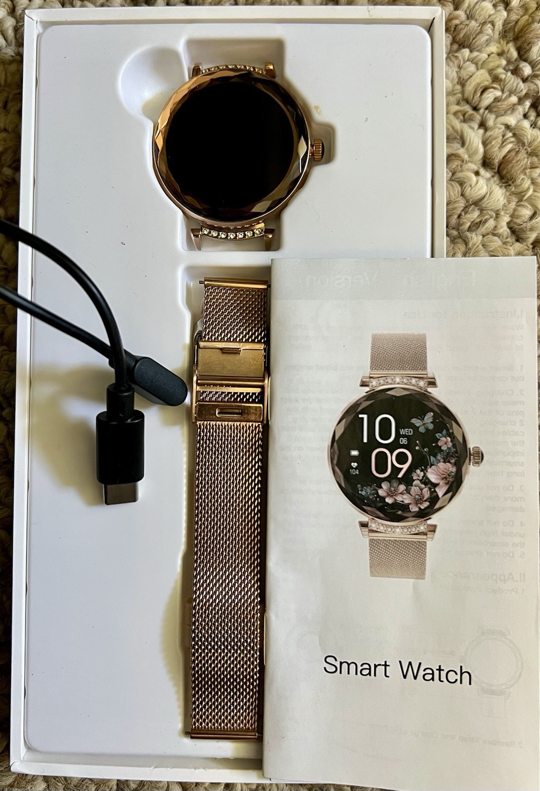 Smart Watch For Women With 2 Bands