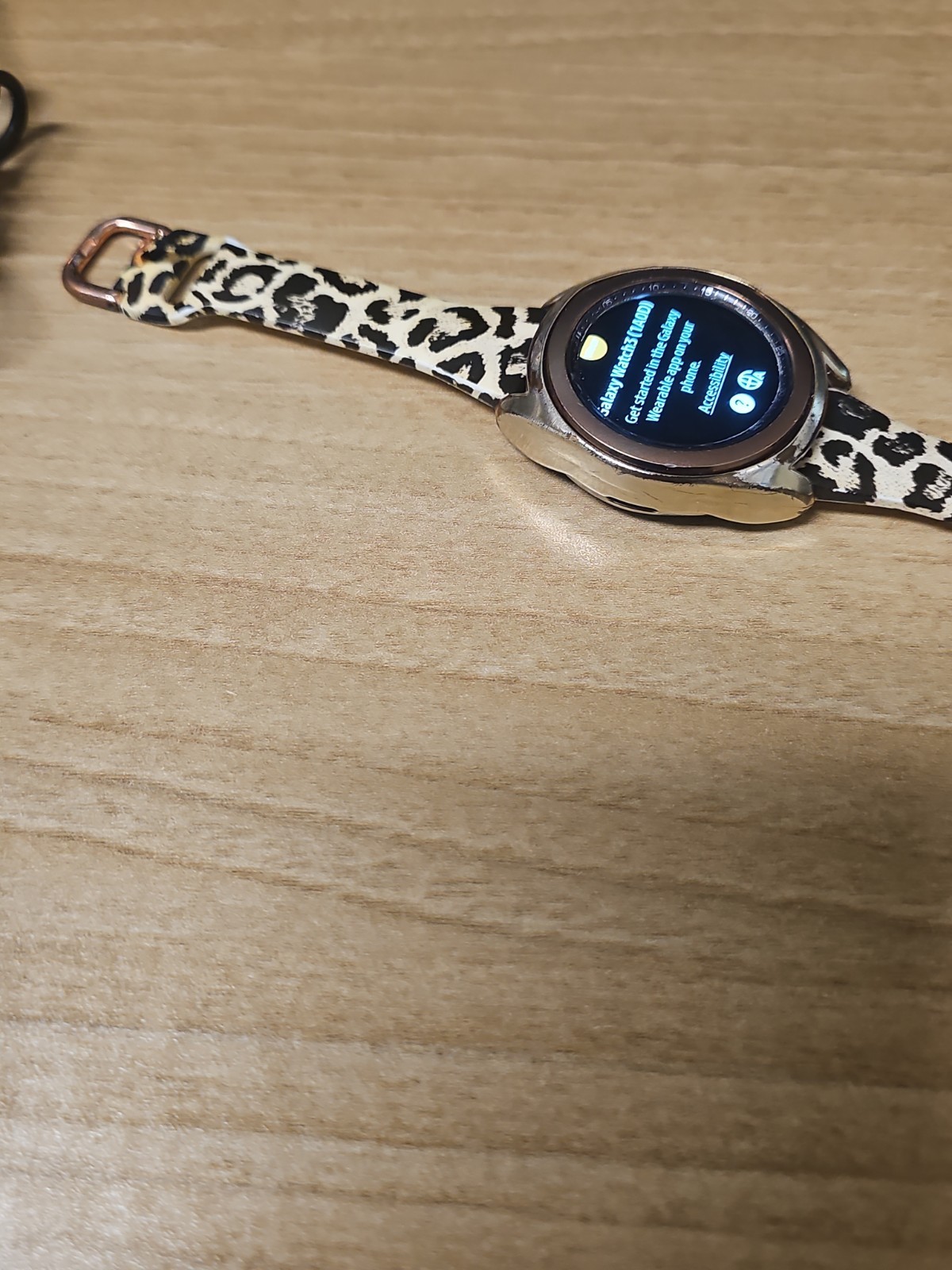 Samsung Galaxy Watch3 SM-R855 41mm Stainless Steel Case with Cheetah Band