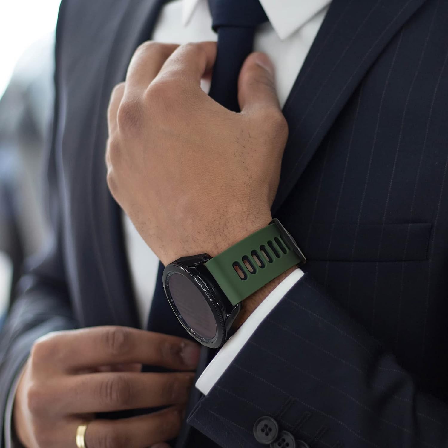 22mm Soft Silicone Strap Compatible with Galaxy Watch 3 45mm