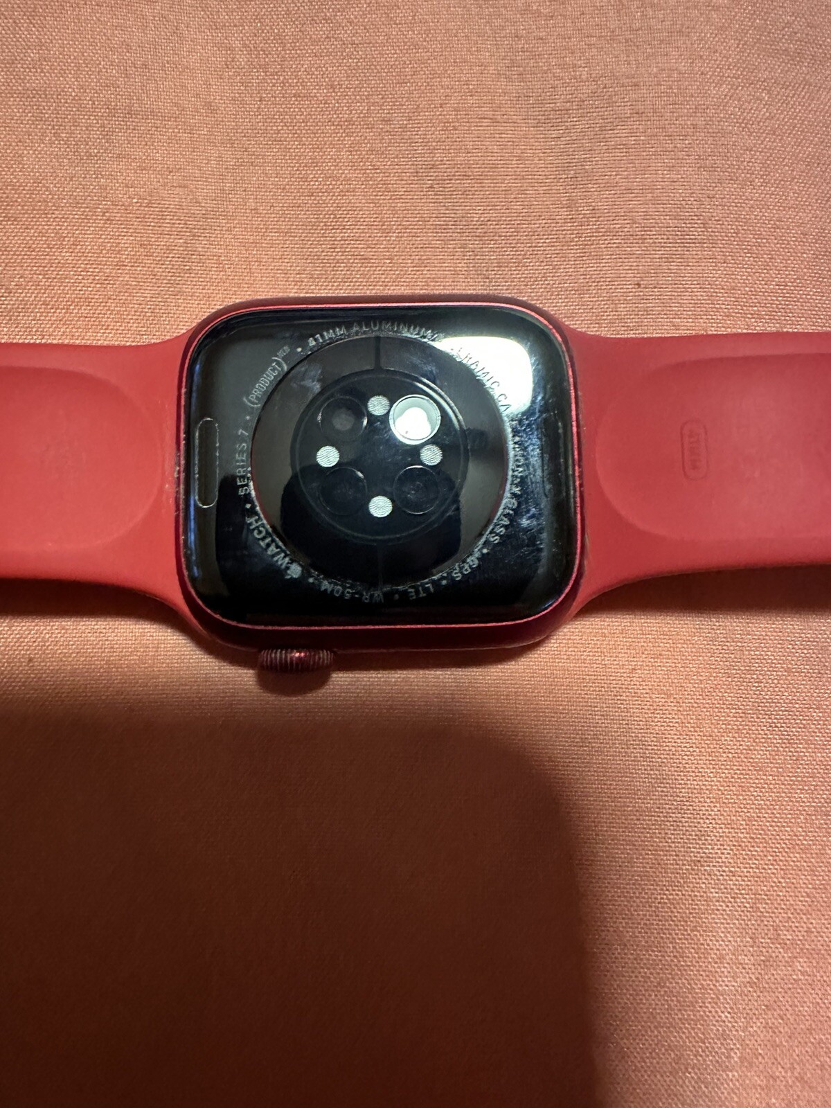 Apple Watch Series 7 41mm Aluminum Case with Sport Band – Starlight, Regular…