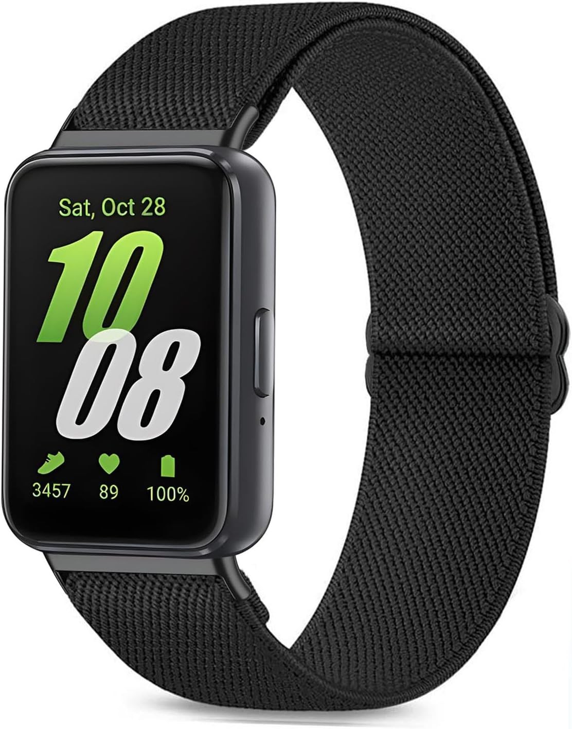 Stretchy Nylon Strap Compatible with Samsung Galaxy Fit 3 Band