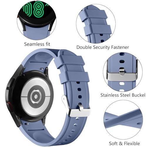 No Gap Band Strap Compatible with Samsung Galaxy Watch 7 44mm Sport 20mm Release