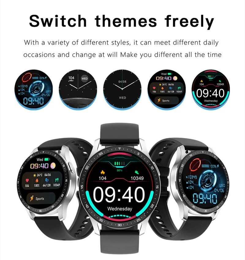 Smart Watch TWS Bluetooth with Headset 2 in 1 Men Sports Fitness Tracker