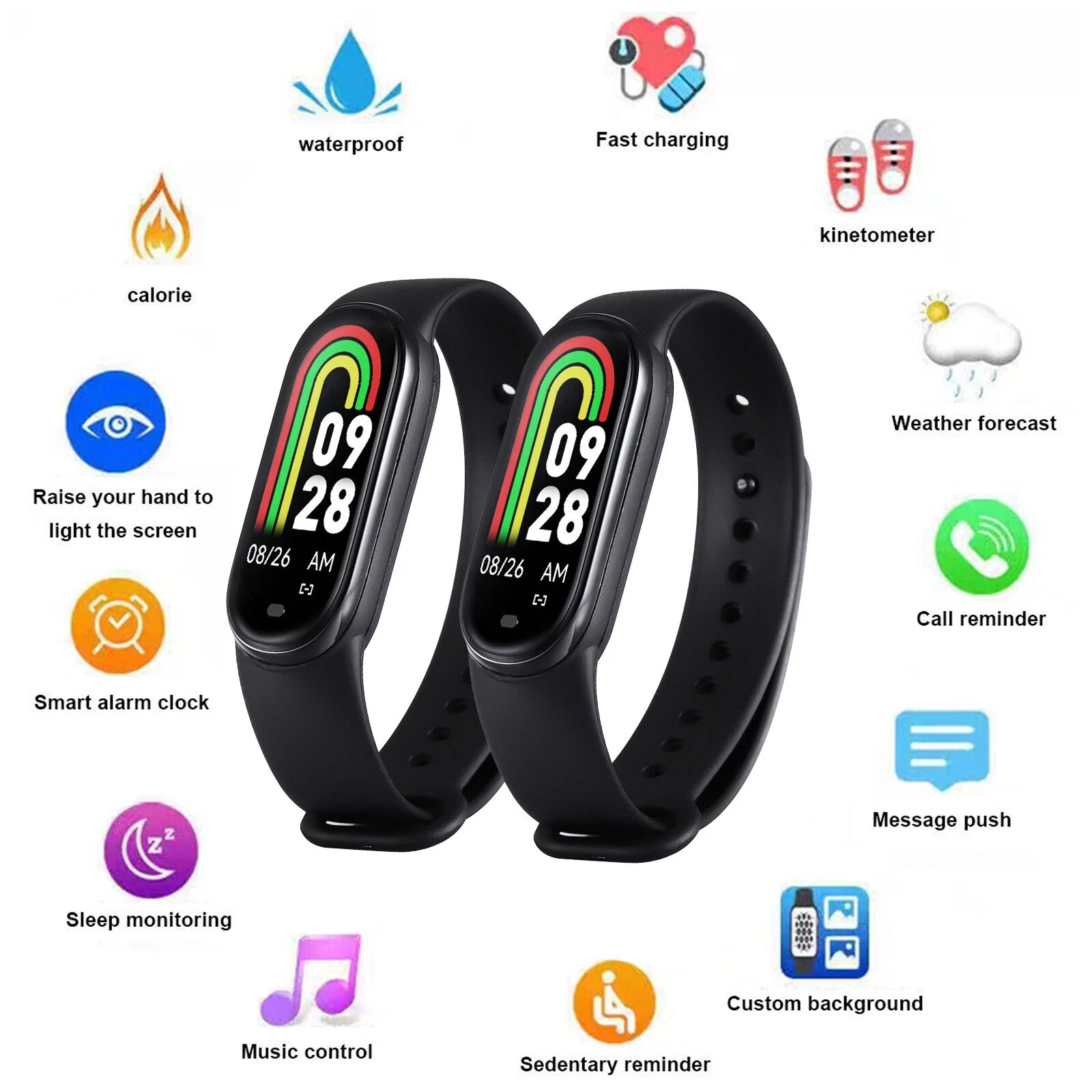 *New!* M8 Smart Band 8 for Android Devices