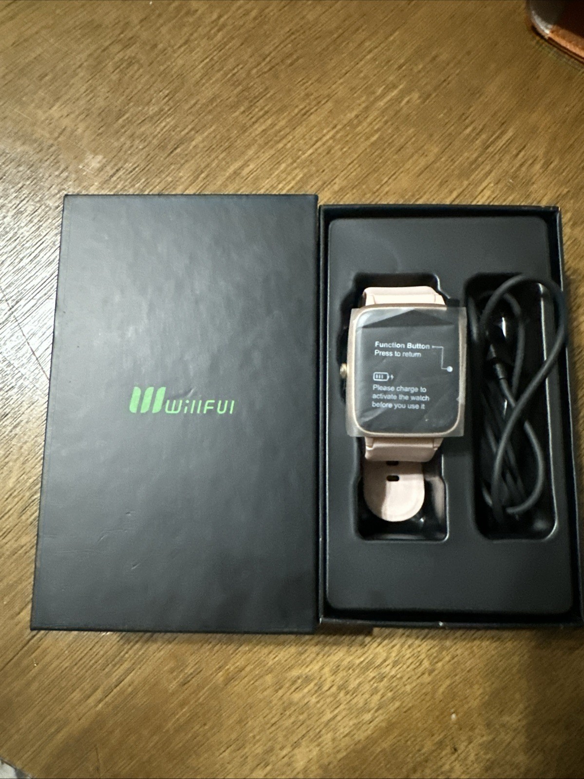 Willful Smart Watch For Men Women Pink Sw021