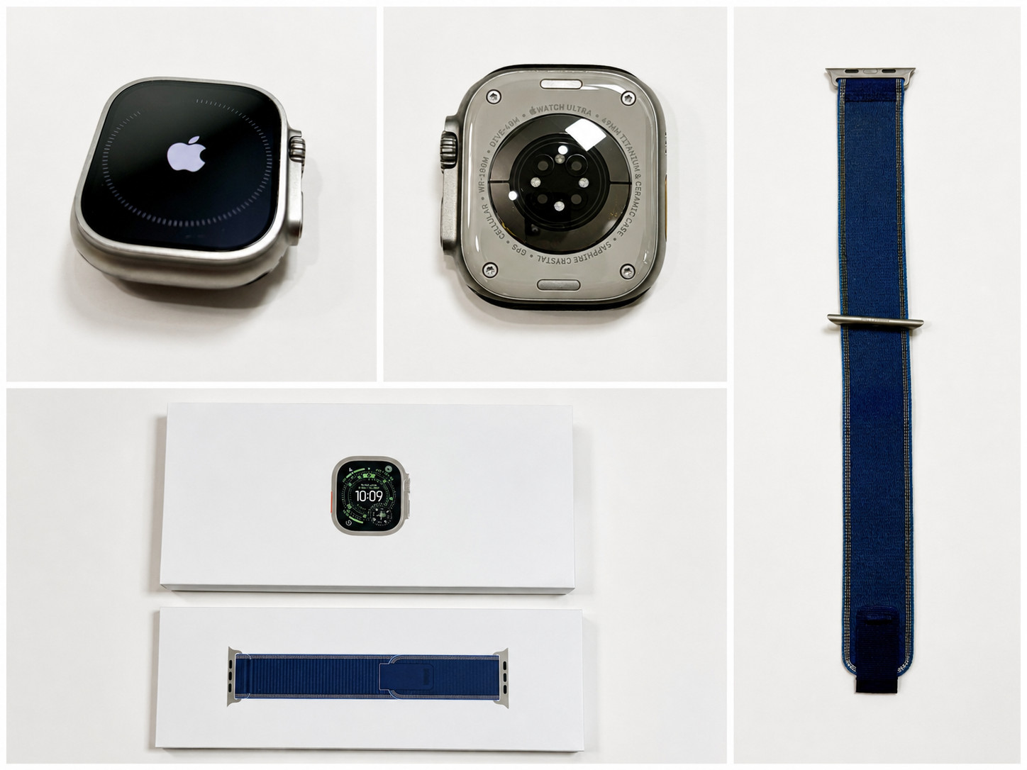 Apple Watch Ultra 3 49mm Natural Titanium GPS + Cellular Blue Trail Loop
