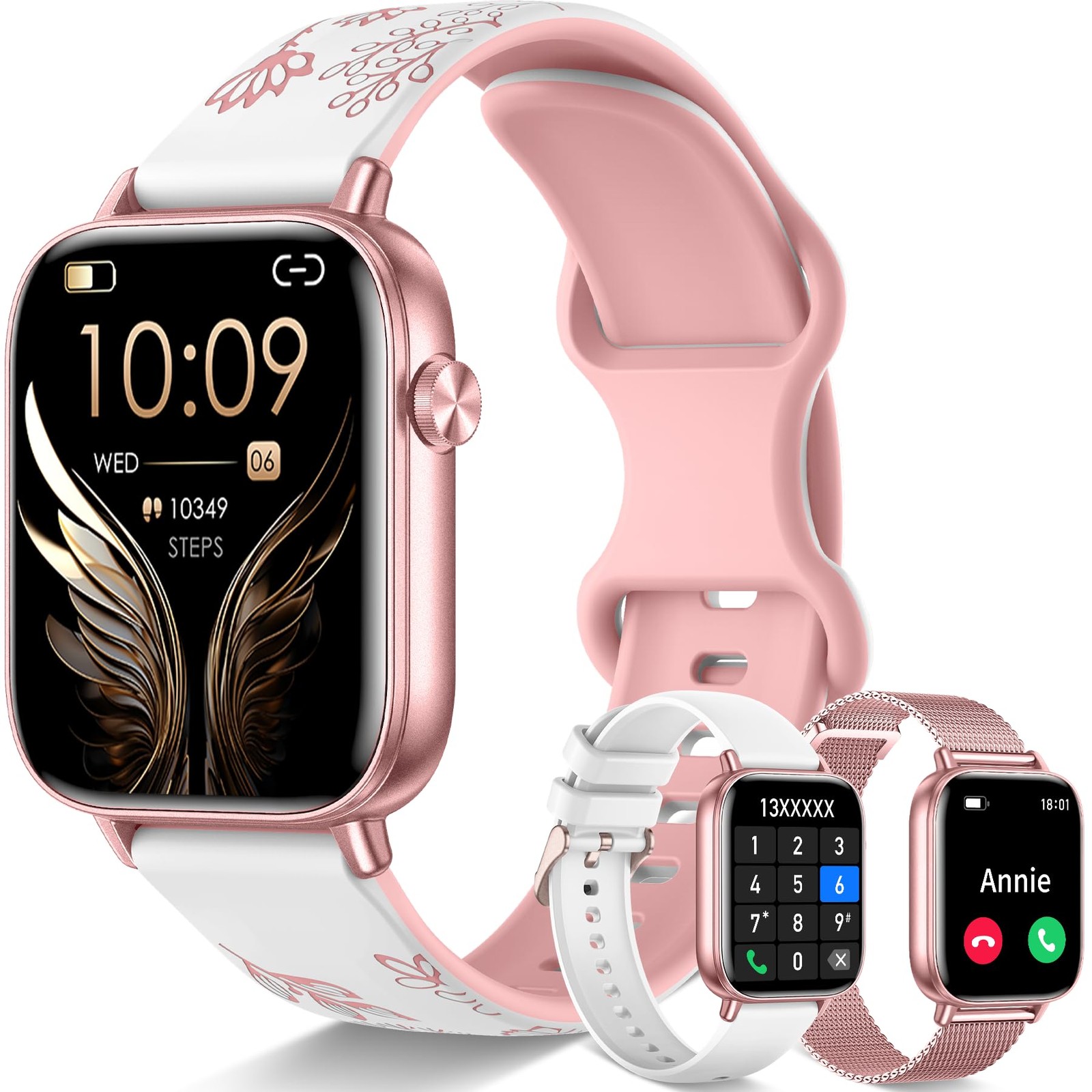 1.83” Smart Watch for Women with Bluetooth Call (Answer/Dial), Activity Fitn…