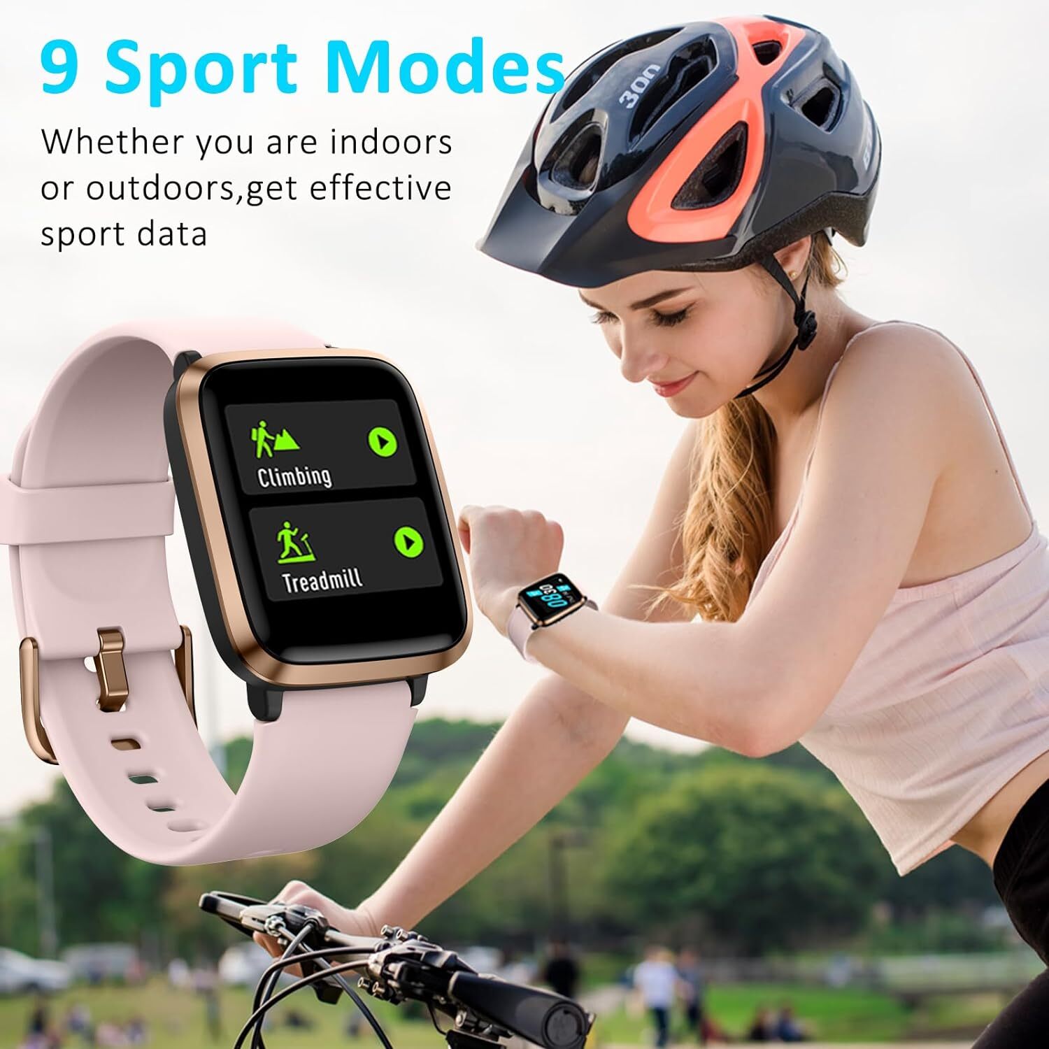 Women’s Smart Watch Bluetooth SmartWatch For Apple iPhone iOS and Android…