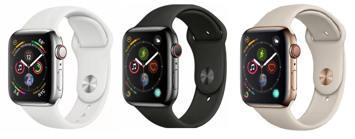 Apple Watch Series 4 40mm 44mm GPS + WIFI + LTE UNLOCKED Stainless Steel – Good
