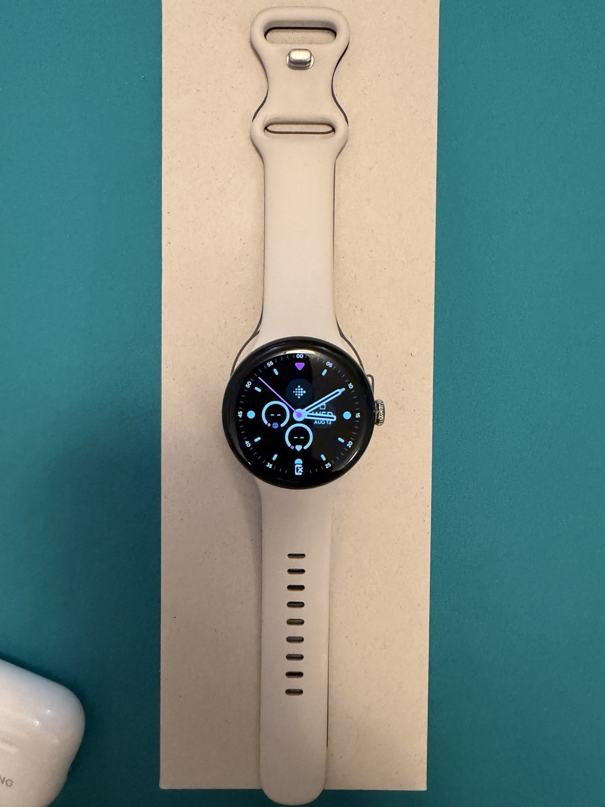 Google Pixel Watch 3 – 41mm Aluminum Polished Silver (Unlocked) – Very Good Cond