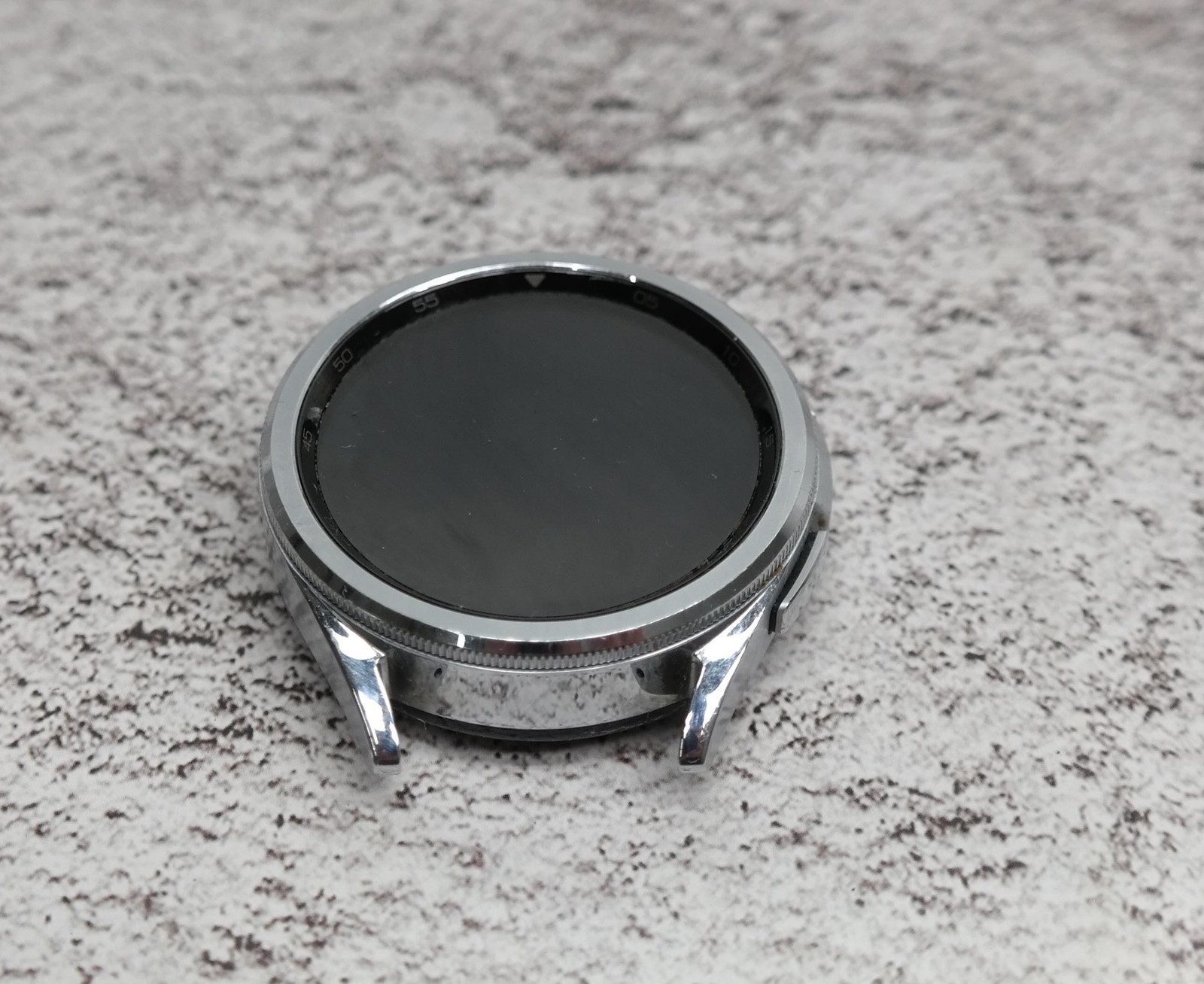 Samsung Galaxy Watch6 Classic SM-R950 Stainless Steel Smartwatch Silver BROKEN