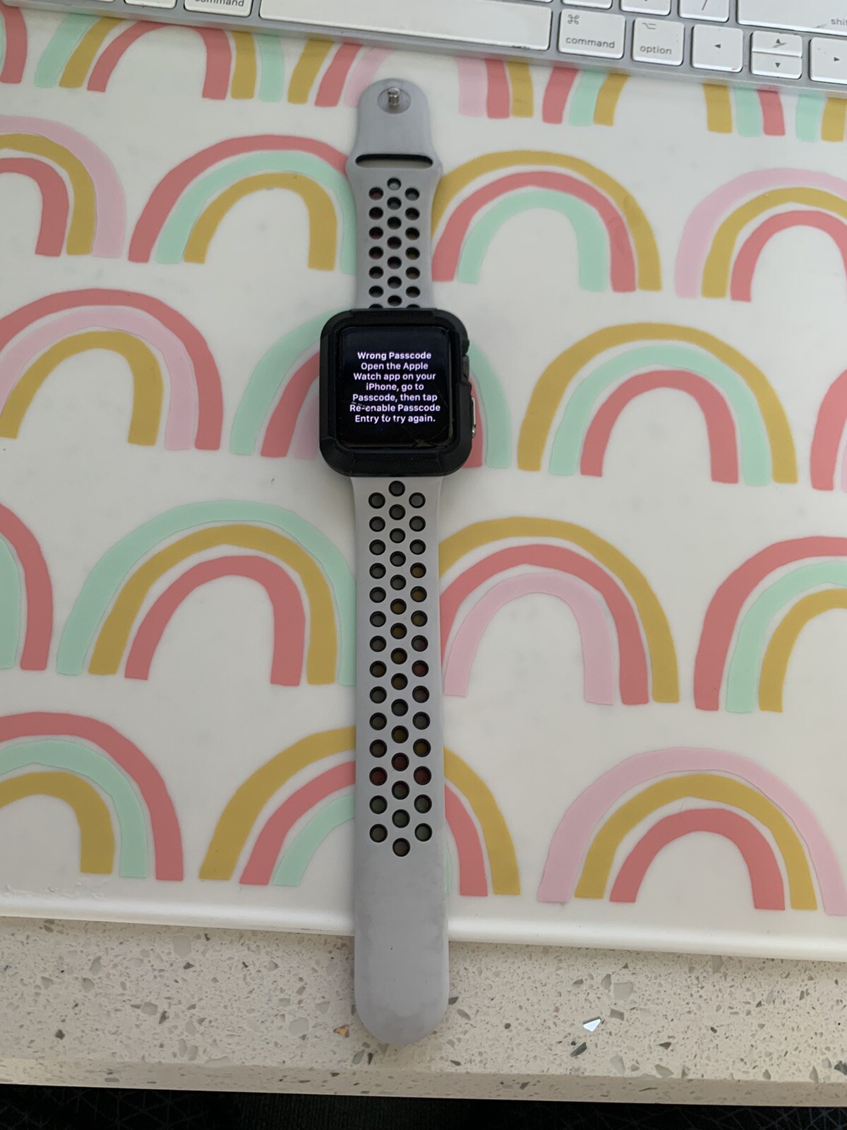 Apple Watch Series 2 42mm Aluminium Case Black Sport Band – (MP062LL/A)