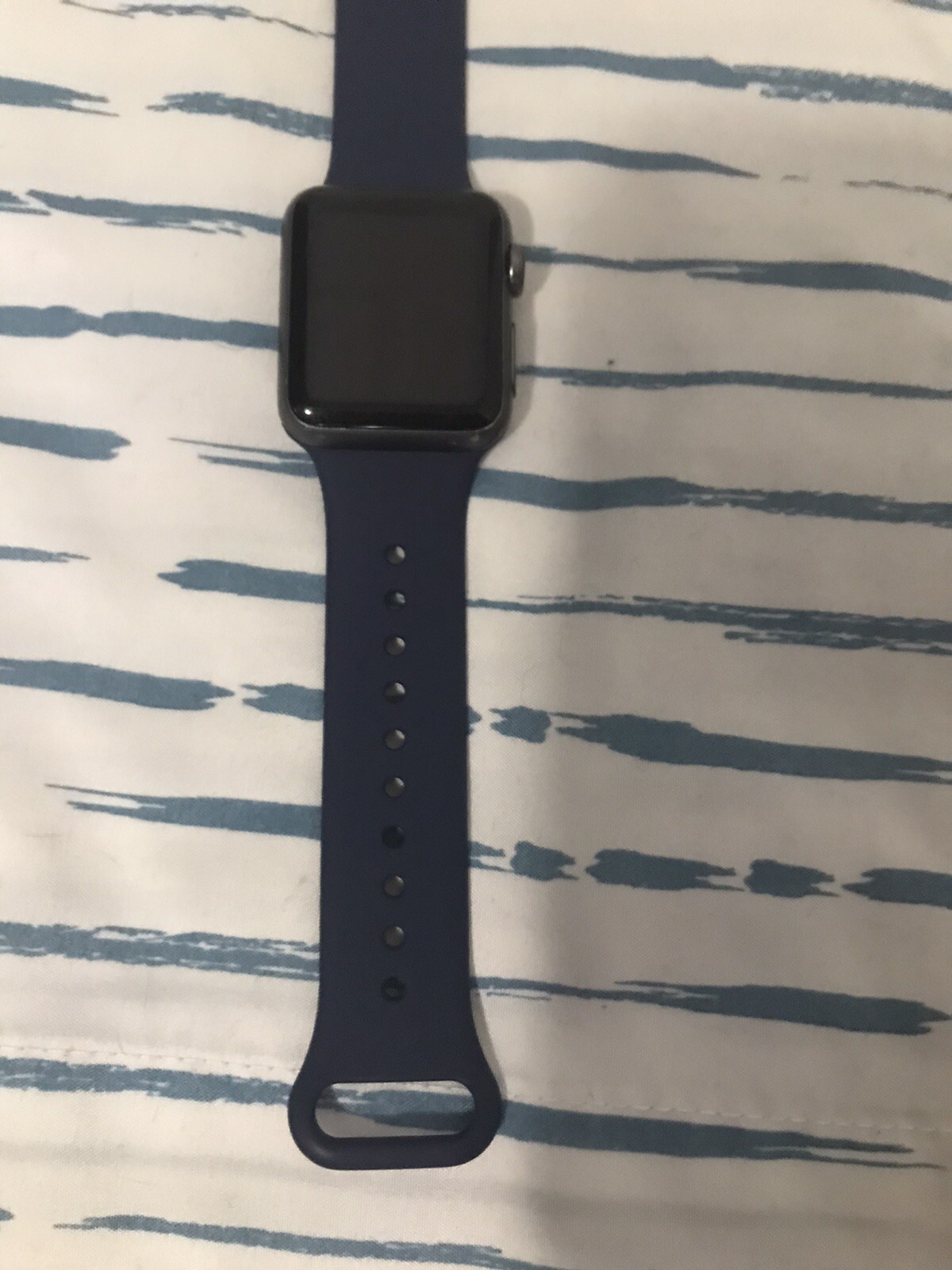 Apple Watch Sport 38mm Navy Blue Sport Band