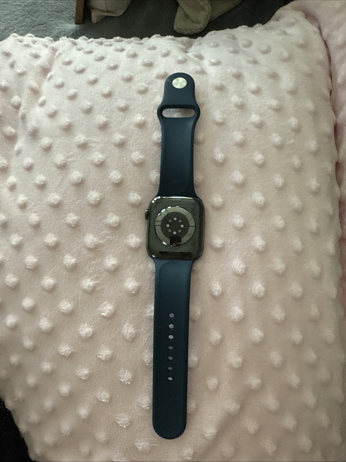 Apple Watch Series 7 Graphite Stainless Steel (GPS + Cellular) 45MM Abyss Blue