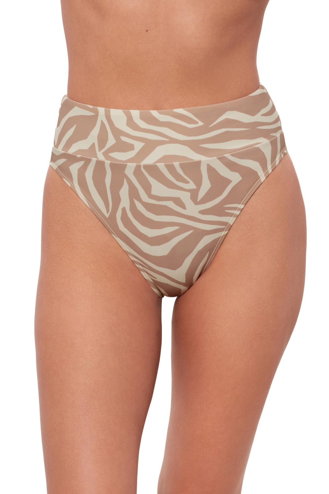 ‘s Wide Band High Leg High Waist, Wild Stripes/Jasmine, Medium