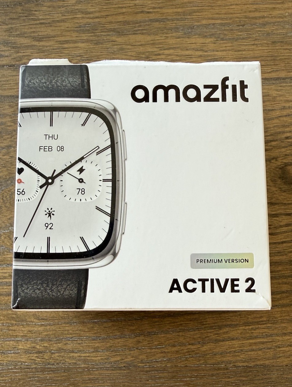 Amazfit – Active 2 – Premium – Smart Watch (Square) – NEW – Open Box