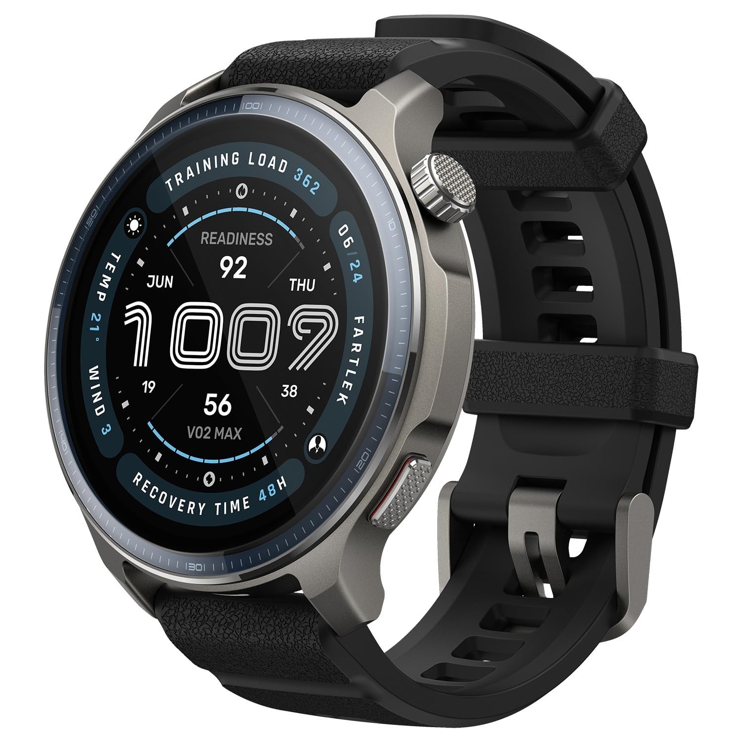 Amazfit Balance 2 Smart Watch 47mm AMOLED Sapphire Glass Display, 21 Day Battery