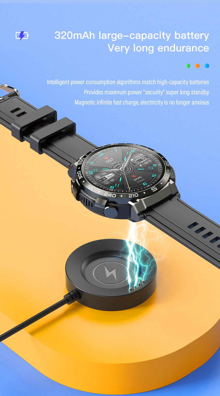 Smart Watch For Men/Women Waterproof Smartwatch Bluetooth Headsets Bracelet