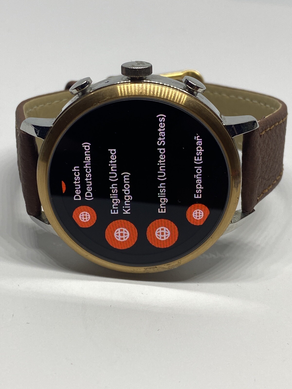 Fossil Gen 4 Authentic Digital Dial Smart Watch Custom Band FTW6016 AB384